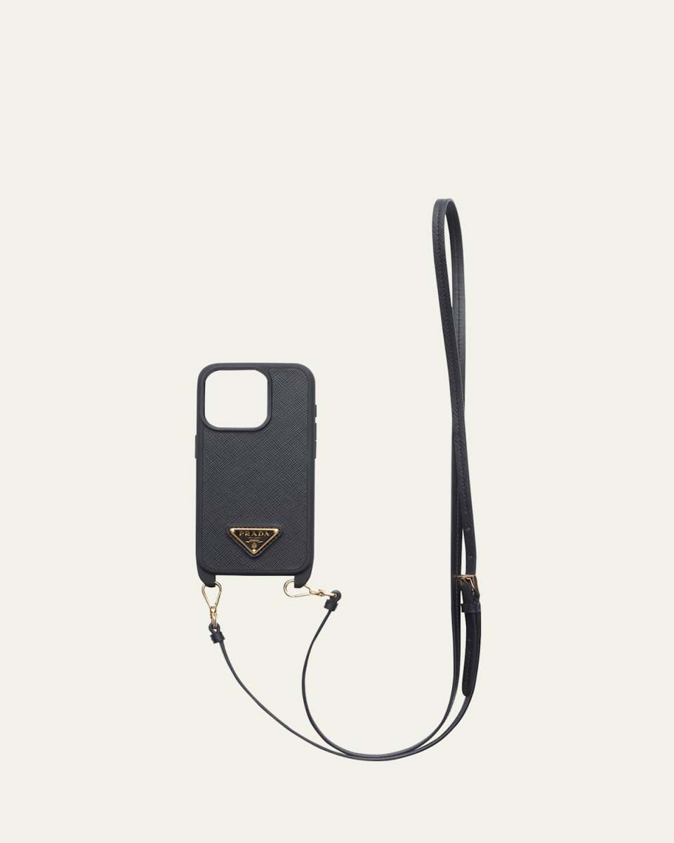 Leather iPhone Case with Strap